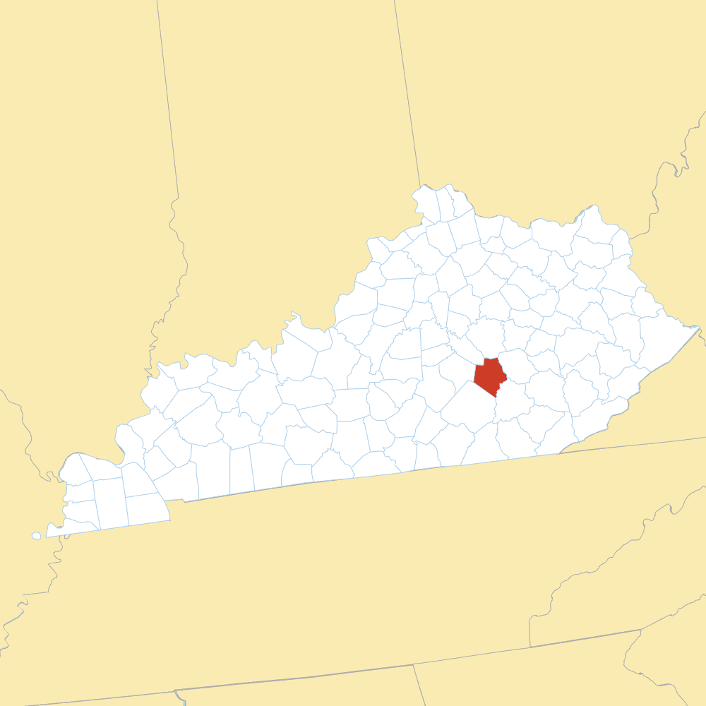 rockcastle county map